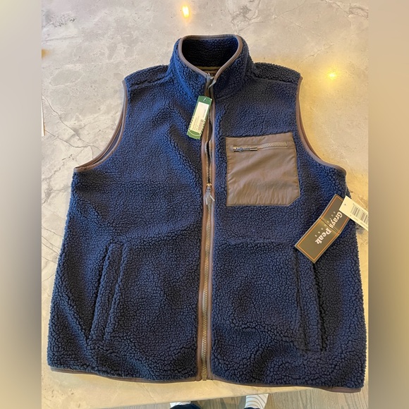 NWT Grays Peak Blue Fleece Vest sz M - Picture 2 of 4
